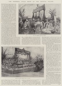 De Nationale Fietsshow in het Crystal Palace door Henry Charles Seppings Wright